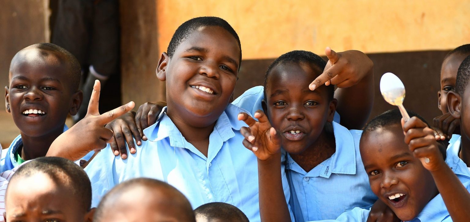 Happy Kenyan School Children